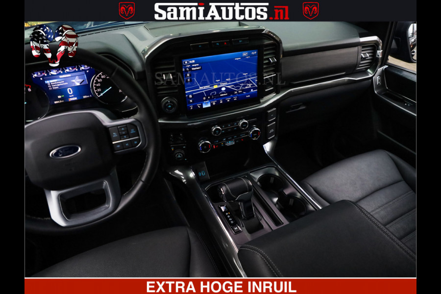 Dodge Ram FORD F150 BLACK OPS | 5.0 V8 406PK | 360 CAMERA | UITLAAT KLEP | BEDSLIDE | CREW CAB | LEDER | CREW CAB | DUBBELE CABINE | 5 PERSOONS | DC | GRIJSKENTEKEN |