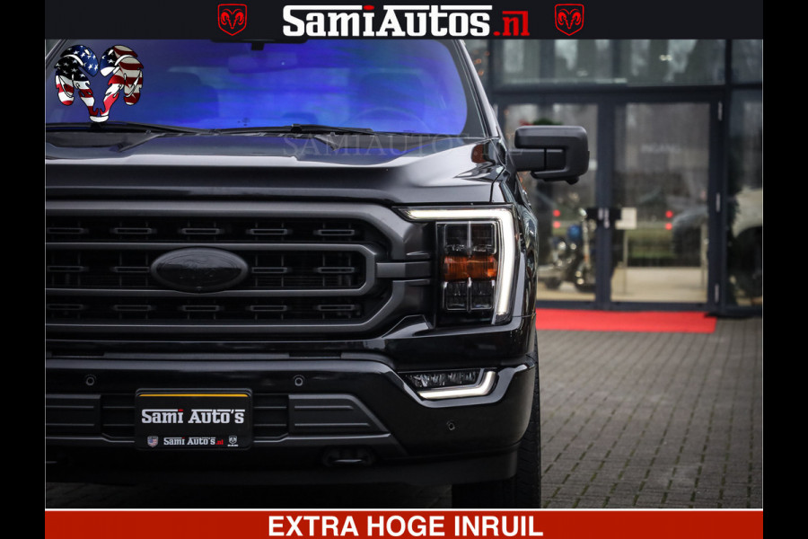 Dodge Ram FORD F150 BLACK OPS | 5.0 V8 406PK | 360 CAMERA | UITLAAT KLEP | BEDSLIDE | CREW CAB | LEDER | CREW CAB | DUBBELE CABINE | 5 PERSOONS | DC | GRIJSKENTEKEN |