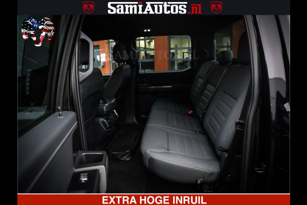 Dodge Ram FORD F150 BLACK OPS | 5.0 V8 406PK | 360 CAMERA | UITLAAT KLEP | BEDSLIDE | CREW CAB | LEDER | CREW CAB | DUBBELE CABINE | 5 PERSOONS | DC | GRIJSKENTEKEN |