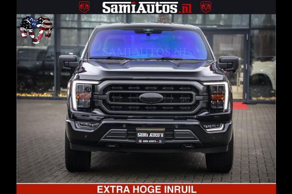 Dodge Ram FORD F150 BLACK OPS | 5.0 V8 406PK | 360 CAMERA | UITLAAT KLEP | BEDSLIDE | CREW CAB | LEDER | CREW CAB | DUBBELE CABINE | 5 PERSOONS | DC | GRIJSKENTEKEN |