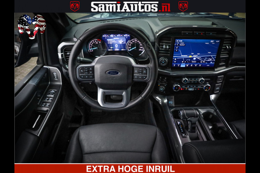 Dodge Ram FORD F150 BLACK OPS | 5.0 V8 406PK | 360 CAMERA | UITLAAT KLEP | BEDSLIDE | CREW CAB | LEDER | CREW CAB | DUBBELE CABINE | 5 PERSOONS | DC | GRIJSKENTEKEN |