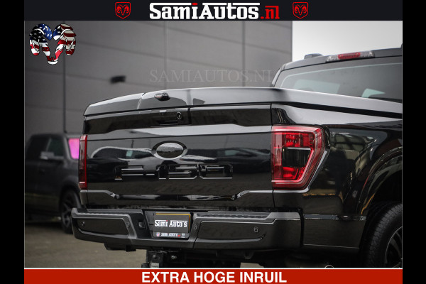 Dodge Ram FORD F150 BLACK OPS | 5.0 V8 406PK | 360 CAMERA | UITLAAT KLEP | BEDSLIDE | CREW CAB | LEDER | CREW CAB | DUBBELE CABINE | 5 PERSOONS | DC | GRIJSKENTEKEN |