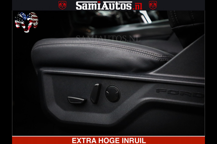 Dodge Ram FORD F150 BLACK OPS | 5.0 V8 406PK | 360 CAMERA | UITLAAT KLEP | BEDSLIDE | CREW CAB | LEDER | CREW CAB | DUBBELE CABINE | 5 PERSOONS | DC | GRIJSKENTEKEN |
