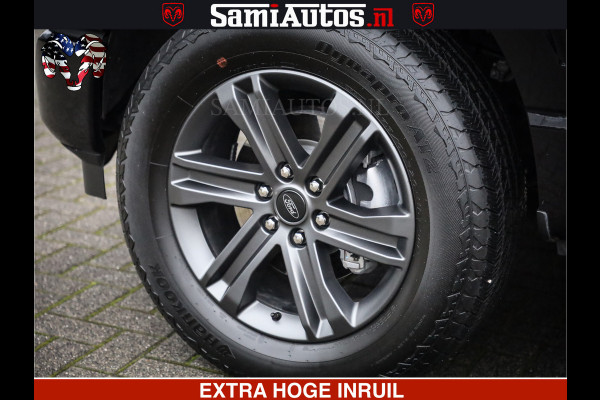 Dodge Ram FORD F150 BLACK OPS | 5.0 V8 406PK | 360 CAMERA | UITLAAT KLEP | BEDSLIDE | CREW CAB | LEDER | CREW CAB | DUBBELE CABINE | 5 PERSOONS | DC | GRIJSKENTEKEN |