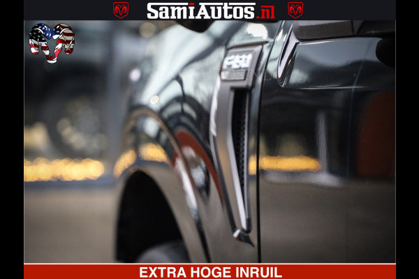 Dodge Ram FORD F150 BLACK OPS | 5.0 V8 406PK | 360 CAMERA | UITLAAT KLEP | BEDSLIDE | CREW CAB | LEDER | CREW CAB | DUBBELE CABINE | 5 PERSOONS | DC | GRIJSKENTEKEN |