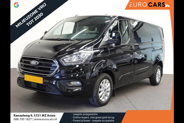 Ford Transit Custom 300 2.0 TDCI L2H1 Limited Dubbele Cabine Navi Airco 2 Schuifdeuren Trekhaak PDC Carplay DAB