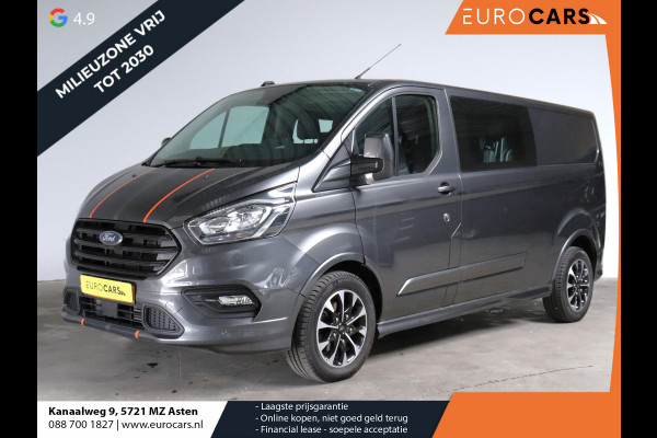 Ford Transit Custom 320 2.0 TDCI L2H1 170PK Sport Dubbele Cabine Aut. Airco ACC Bluetooth Navi Trekhaak
