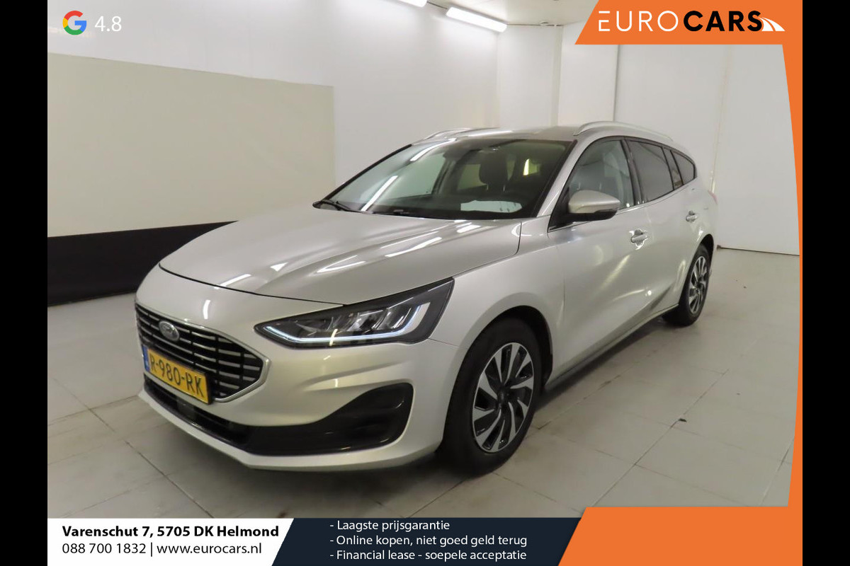 Ford FOCUS Wagon 1.0 EcoBoost Hybrid Titanium Rijklaar incl 12 mnd BOVAG garantie! Airco ECC Navi Carplay PDC VA+ Camera Full LED DAB+ Lichtmetalen velgen