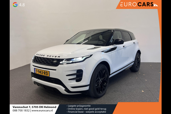 Land Rover Range Rover Evoque 1.5 P300e AWD R-Dynamic SE Panoramadak Navigatie Apple Carplay/Android Auto Camera Parkeersensoren Adaptive Cruise Control Dodehoek Assistent Elektrische achterklep Stoel- en stuurverwarming Memory stoelen Climate Control Ledverlichting
