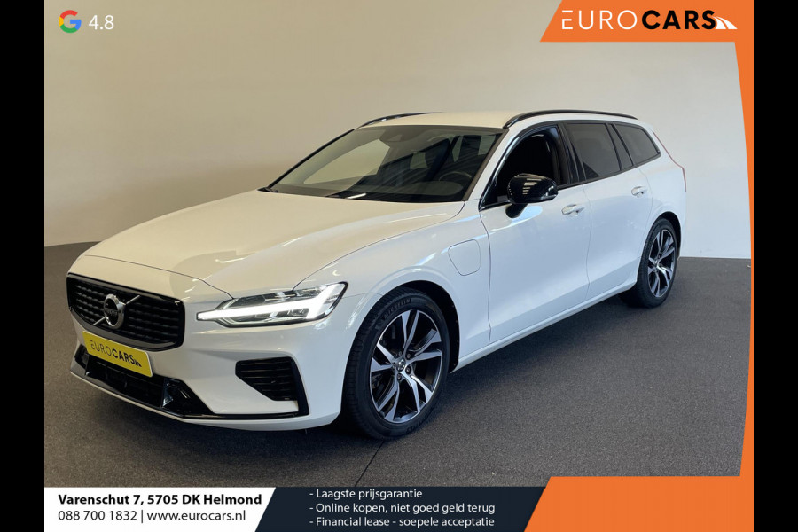 Volvo V60 2.0 T6 Recharge AWD R-Design Expression PHEV 340PK Airco ECC Navi Carplay PDC VA + Camera Full LED Trekhaak Privacy Glass Winter Pack Sensus connect High Performance Cruise Control