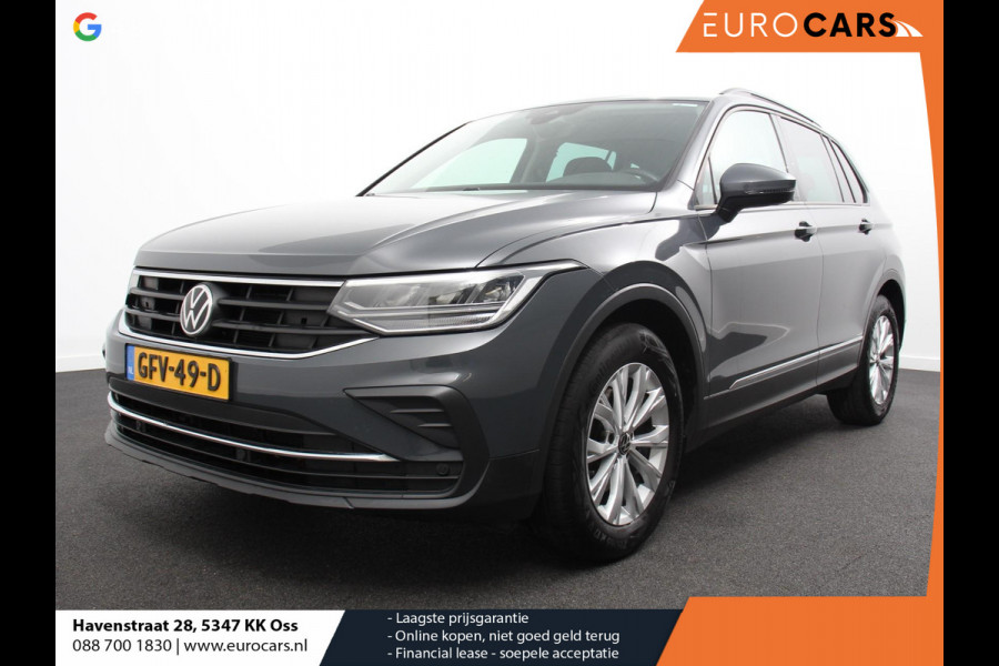 Volkswagen Tiguan 1.5 TSI DSG 150pk Life | Navigatie | Apple Carplay/Android Auto | Parkeersensoren | Adaptive cruise Control | Wegklapbare Trekhaak | Stoel- en stuurverwarming | Ledverlichting | Getinte ramen | Climate Control