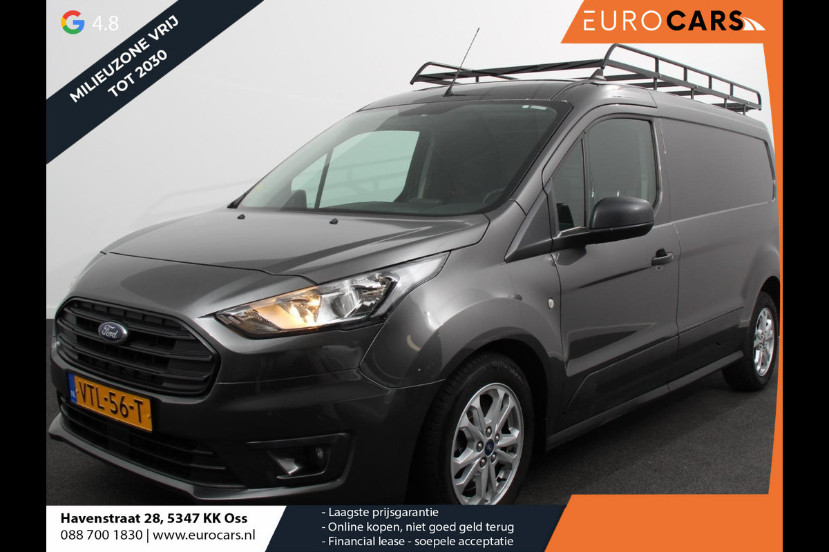 Ford Transit Connect 100pk Automaat L2 Trend | Navigatie | Camera | Imperiaal met ladder rol | Cruise control | Trekhaak | 3-Zits | Airco | DAB+ | Euro6
