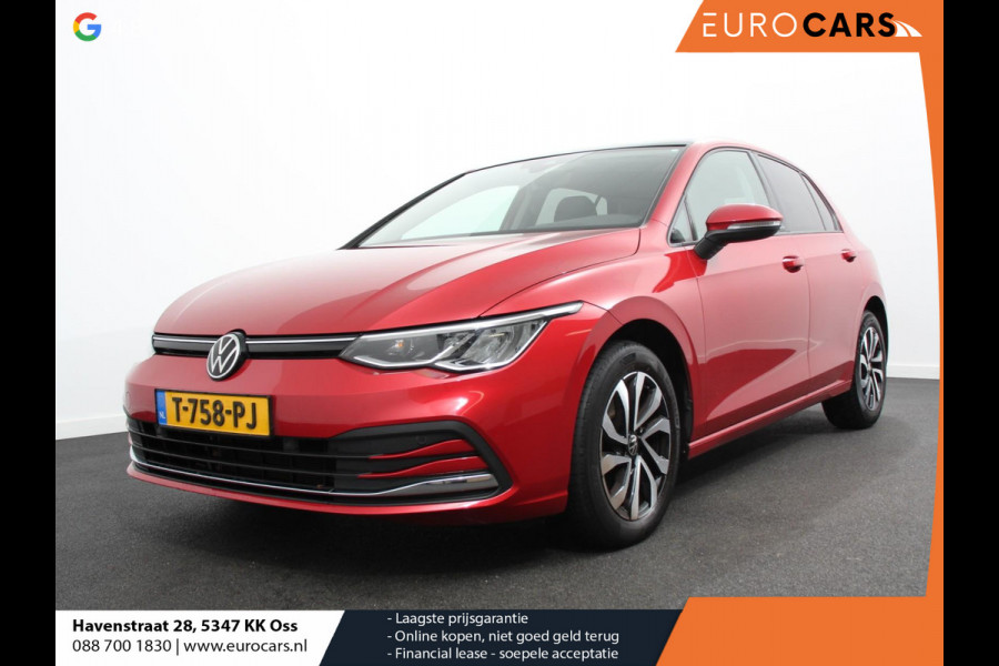 Volkswagen Golf 1.0 eTSI 110pk DSG Active | Panorama dak | Navigatie | Climate Control | Adaptive Cruise Control | Virtual Cockpit | Stoelverwarming | Extra Getint Glas