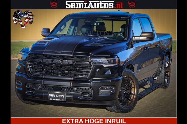 Dodge Ram 1500 Limited Night H.O 540HP 706Nm | Massage + Full Option | De Meest Luxe en Volle Pick-Up in zijn Klasse | Comfortabele Dubbele Cabine met Royale 5 Zitplaatsen | BPM vrij | Nu Leverbaar uit Voorraad | Voorraad Nr 2353 - 5412