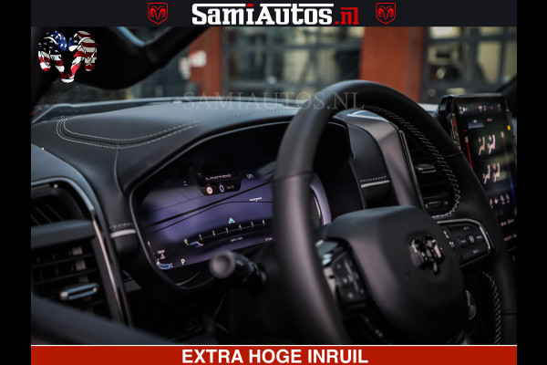 Dodge Ram 1500 Limited Night H.O 540HP 706Nm | Massage + Full Option | De Meest Luxe en Volle Pick-Up in zijn Klasse | Comfortabele Dubbele Cabine met Royale 5 Zitplaatsen | BPM vrij | Nu Leverbaar uit Voorraad | Voorraad Nr 2353 - 5412