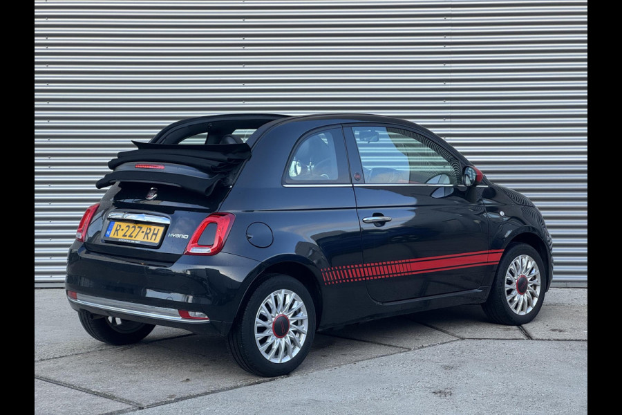 Fiat 500C 1.0 Hybrid RED Cabrio | 18.646km! | Leuke uitvoering | | Camera