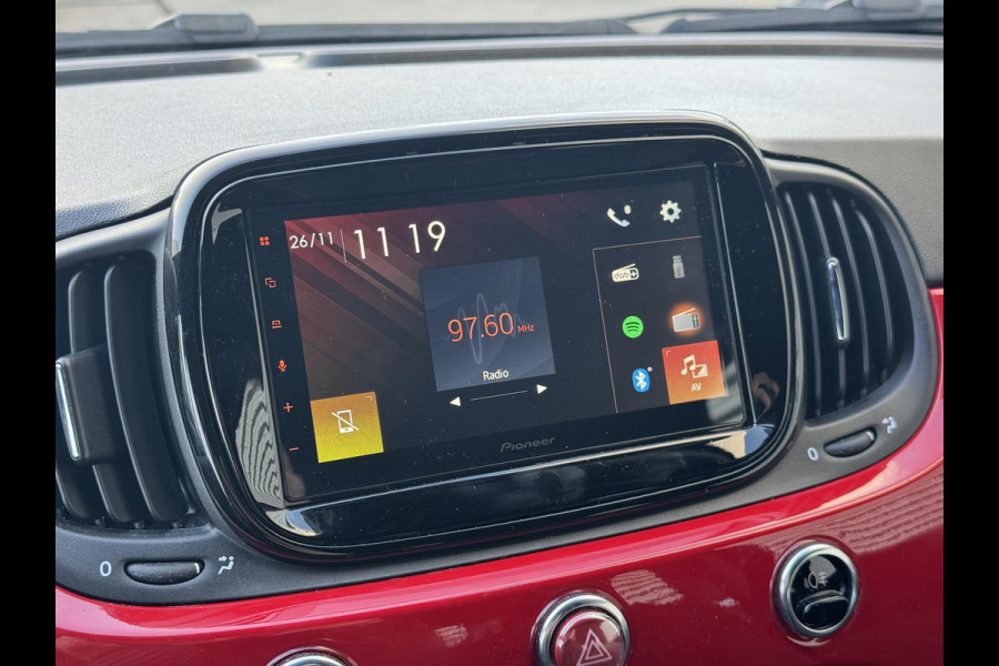 Fiat 500C 1.0 Hybrid RED Cabrio | 18.646km! | Leuke uitvoering | | Camera