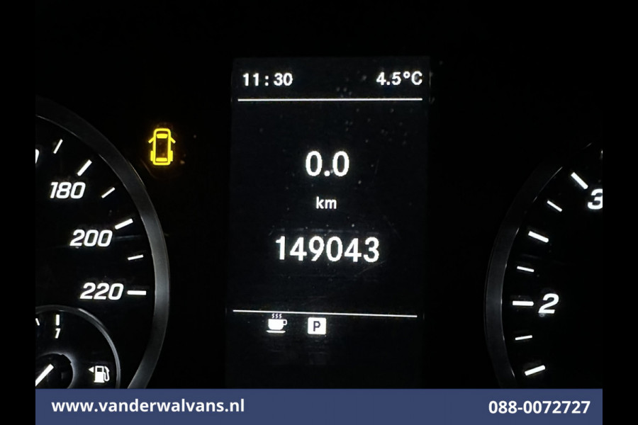 Mercedes-Benz Vito 114 CDI 136pk L2H1 Euro6 Airco | Camera | Bijrijdersbank | Cruisecontrol | Trekhaak Parkeersensoren, stoelverwarming