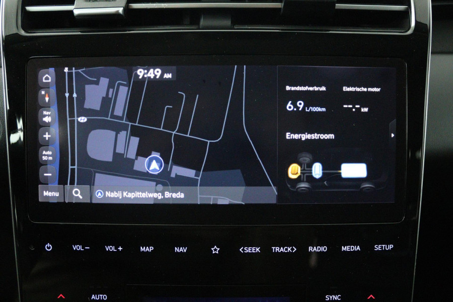 Hyundai Tucson 1.6 T-GDI HEV Premium (TREKHAAK, ADAPTIVE CRUISE, ELEKT. STOELEN, STUUR-/STOELVERWARMING, 1e EIGENAAR)
