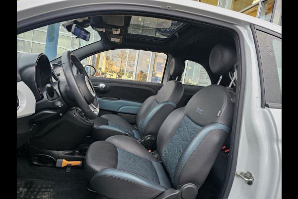 Fiat 500 1.0 Hybrid Launch Edition Climate control | Schuif-kanteldak | Multifunctioneel stuurwiel | Digitaal dashboard | Half leder etc.