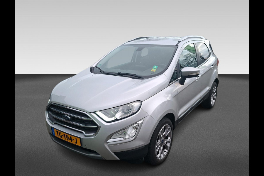 Ford EcoSport 1.0 EcoBoost Titanium | zeer complete auto | blindspot | stuur-stoel- én voorruitverwarming | cruise control
