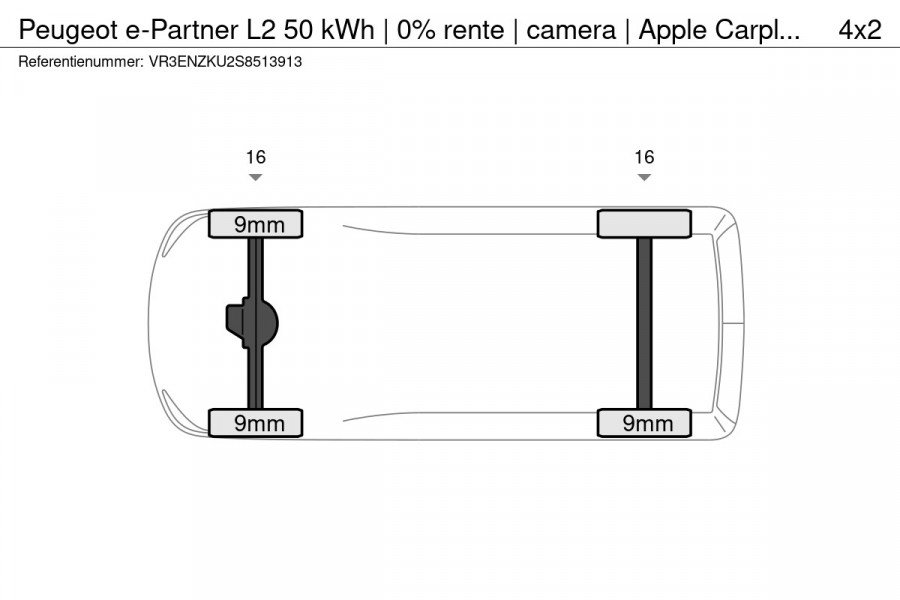 Peugeot e-Partner L2 50 kWh | 0% rente | camera | Apple Carplay | laadruimtebetimmering | ECO LED koplampen | Comfort stoel | rijklaarprijs