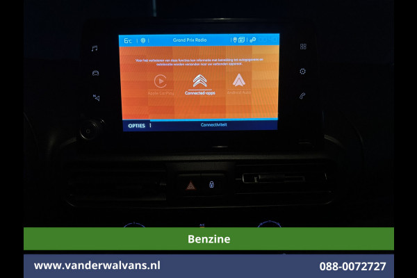 Citroën Berlingo 1.2 PureTech 131pk Automaat **Benzine** L1H1 Euro6 Airco | 3-Zits | Navigatie | Camera | Apple carplay android auto, cruisecontrol, parkeersensoren