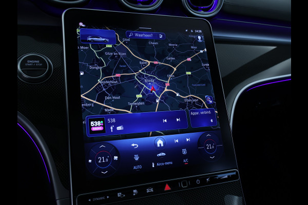 Mercedes-Benz C-Klasse Estate 300 e AMG Plug-In Hybride Edition AMG-Line | Panorama Schuif-Kanteldak | Alarm Klasse 3  |360° camera | Stuur en Stoelverwarming. Inclusief 24 maanden Mercedes-Benz Certified garantie voor Europa.