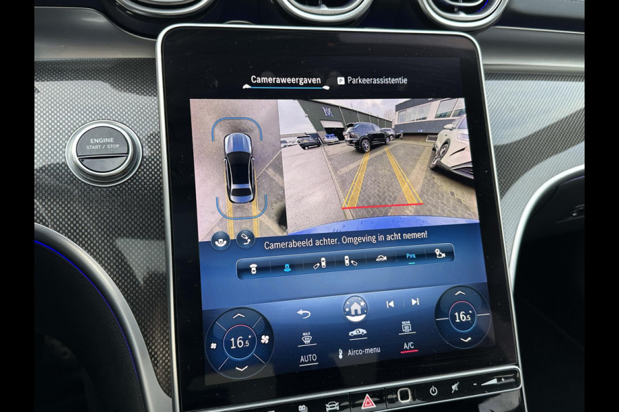 Mercedes-Benz C-Klasse 300 e AMG Line PHEV| SUPER COMPLEET| PANO| ELEK. TREKHAAK. | ELEK. ACHTERKLEP| ELEK. STOELEN| ADAPTIVE CRUISE| DODE HOEK|