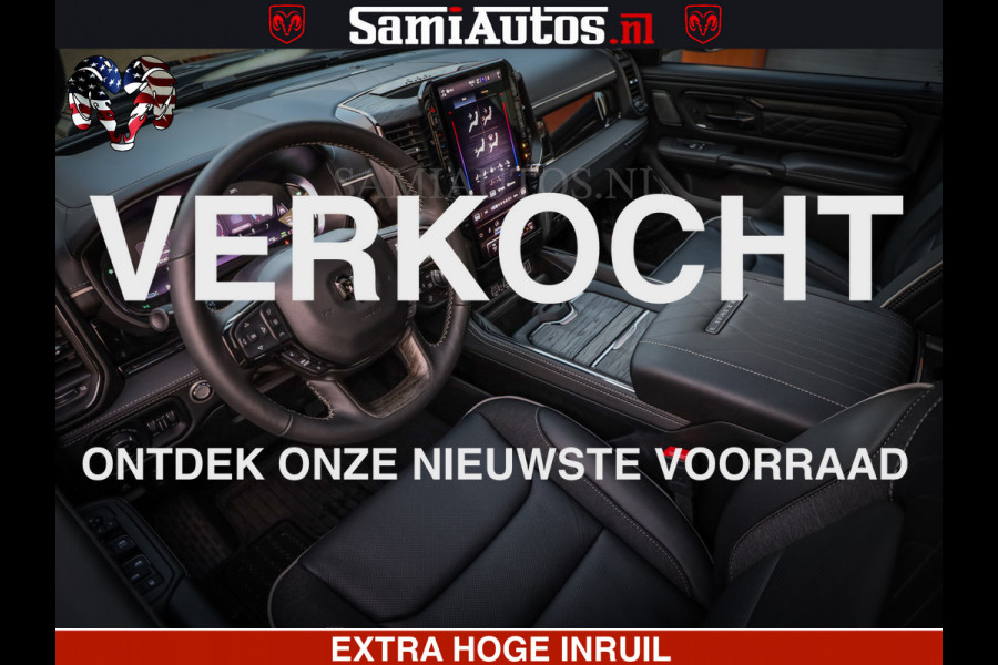 Dodge Ram 1500 Limited Night High Output 540HP 706Nm | Massage + Full Option | De Meest Luxe en Volle Pick-Up in zijn Klasse | Comfortabele Dubbele Cabine met Royale 5 Zitplaatsen | BPM vrij | Nu Leverbaar uit Voorraad | Voorraad Nr 2350 - 5181