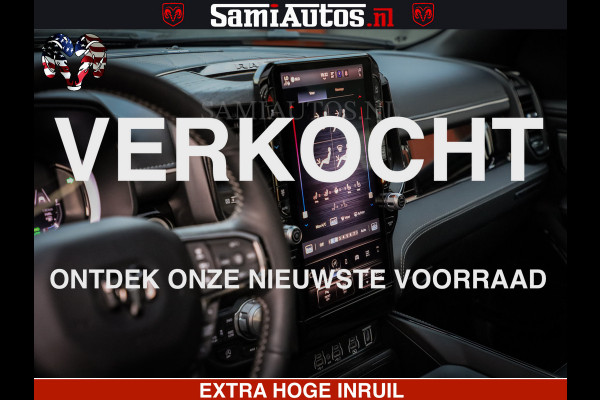 Dodge Ram 1500 Limited Night High Output 540HP 706Nm | Massage + Full Option | De Meest Luxe en Volle Pick-Up in zijn Klasse | Comfortabele Dubbele Cabine met Royale 5 Zitplaatsen | BPM vrij | Nu Leverbaar uit Voorraad | Voorraad Nr 2350 - 5181