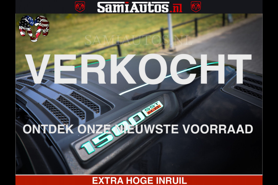 Dodge Ram 1500 Limited Night High Output 540HP 706Nm | Massage + Full Option | De Meest Luxe en Volle Pick-Up in zijn Klasse | Comfortabele Dubbele Cabine met Royale 5 Zitplaatsen | BPM vrij | Nu Leverbaar uit Voorraad | Voorraad Nr 2350 - 5181