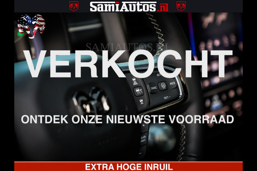 Dodge Ram 1500 Limited Night High Output 540HP 706Nm | Massage + Full Option | De Meest Luxe en Volle Pick-Up in zijn Klasse | Comfortabele Dubbele Cabine met Royale 5 Zitplaatsen | BPM vrij | Nu Leverbaar uit Voorraad | Voorraad Nr 2350 - 5181