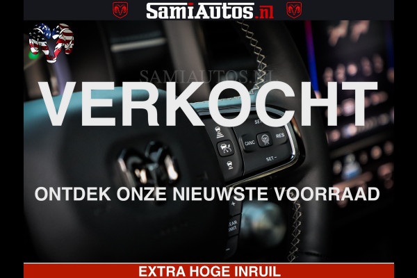 Dodge Ram 1500 Limited Night High Output 540HP 706Nm | Massage + Full Option | De Meest Luxe en Volle Pick-Up in zijn Klasse | Comfortabele Dubbele Cabine met Royale 5 Zitplaatsen | BPM vrij | Nu Leverbaar uit Voorraad | Voorraad Nr 2350 - 5181