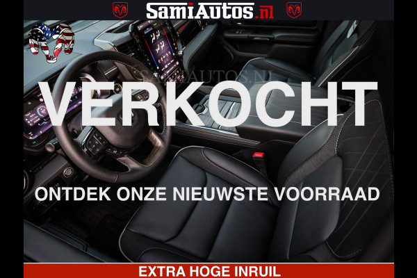 Dodge Ram 1500 Limited Night High Output 540HP 706Nm | Massage + Full Option | De Meest Luxe en Volle Pick-Up in zijn Klasse | Comfortabele Dubbele Cabine met Royale 5 Zitplaatsen | BPM vrij | Nu Leverbaar uit Voorraad | Voorraad Nr 2350 - 5181