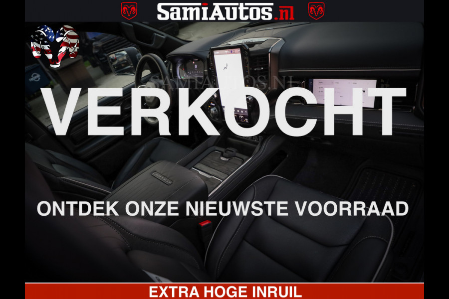 Dodge Ram 1500 Limited Night High Output 540HP 706Nm | Massage + Full Option | De Meest Luxe en Volle Pick-Up in zijn Klasse | Comfortabele Dubbele Cabine met Royale 5 Zitplaatsen | BPM vrij | Nu Leverbaar uit Voorraad | Voorraad Nr 2350 - 5181