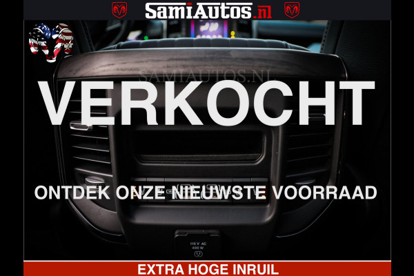 Dodge Ram 1500 Limited Night High Output 540HP 706Nm | Massage + Full Option | De Meest Luxe en Volle Pick-Up in zijn Klasse | Comfortabele Dubbele Cabine met Royale 5 Zitplaatsen | BPM vrij | Nu Leverbaar uit Voorraad | Voorraad Nr 2350 - 5181