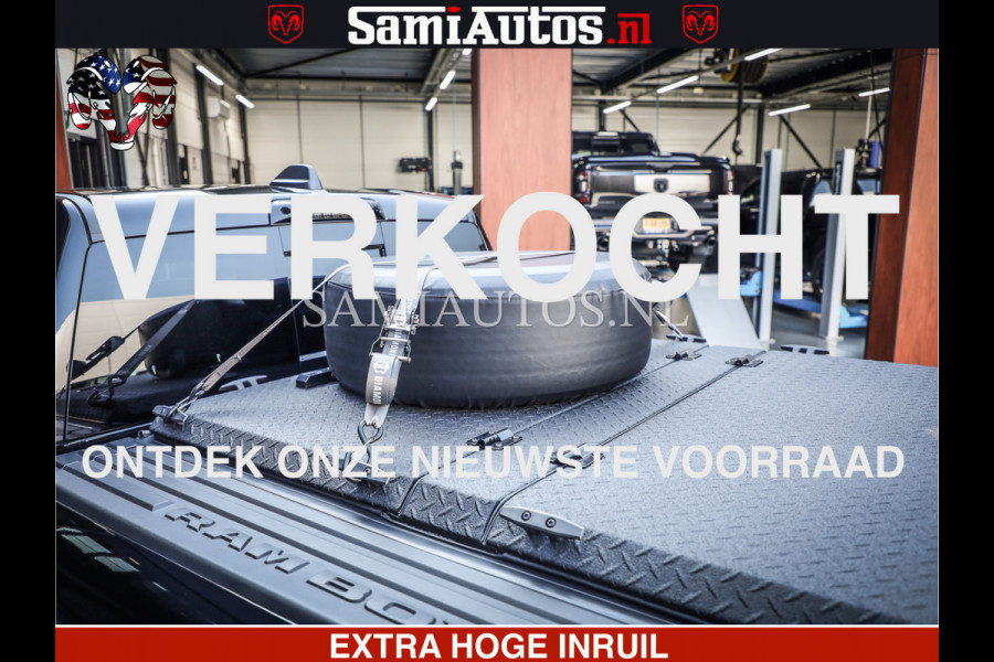 Dodge Ram 1500 Limited Night High Output 540HP 706Nm | Massage + Full Option | De Meest Luxe en Volle Pick-Up in zijn Klasse | Comfortabele Dubbele Cabine met Royale 5 Zitplaatsen | BPM vrij | Nu Leverbaar uit Voorraad | Voorraad Nr 2350 - 5181