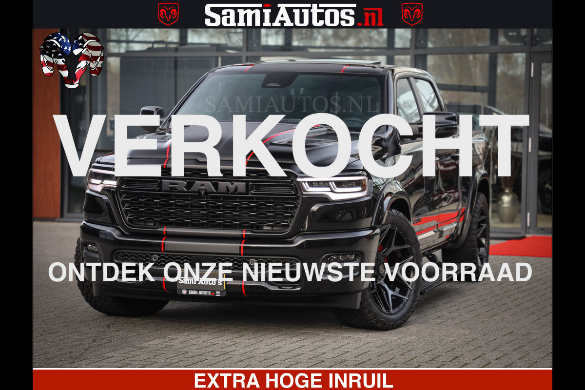 Dodge Ram 1500 540 PK Limited High Output 706Nm | Massage + Full Option | De Meest Luxe en Volle Pick-Up in zijn Klasse | Comfortabele Dubbele Cabine met Royale 5 Zitplaatsen | HULK PACK MEERPRIJS |  Voorraad Nr 2333 - 5129