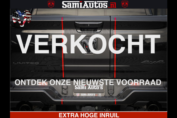 Dodge Ram 1500 540 PK Limited High Output 706Nm | Massage + Full Option | De Meest Luxe en Volle Pick-Up in zijn Klasse | Comfortabele Dubbele Cabine met Royale 5 Zitplaatsen | HULK PACK MEERPRIJS |  Voorraad Nr 2333 - 5129