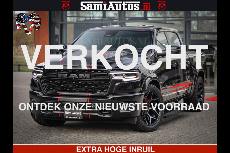 Dodge Ram 1500 540 PK Limited High Output 706Nm | Massage + Full Option | De Meest Luxe en Volle Pick-Up in zijn Klasse | Comfortabele Dubbele Cabine met Royale 5 Zitplaatsen | HULK PACK MEERPRIJS |  Voorraad Nr 2333 - 5129