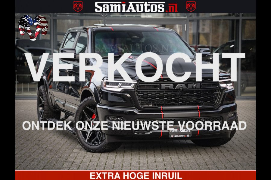 Dodge Ram 1500 540 PK Limited High Output 706Nm | Massage + Full Option | De Meest Luxe en Volle Pick-Up in zijn Klasse | Comfortabele Dubbele Cabine met Royale 5 Zitplaatsen | HULK PACK MEERPRIJS |  Voorraad Nr 2333 - 5129