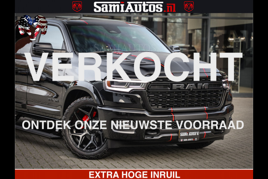 Dodge Ram 1500 540 PK Limited High Output 706Nm | Massage + Full Option | De Meest Luxe en Volle Pick-Up in zijn Klasse | Comfortabele Dubbele Cabine met Royale 5 Zitplaatsen | HULK PACK MEERPRIJS |  Voorraad Nr 2333 - 5129
