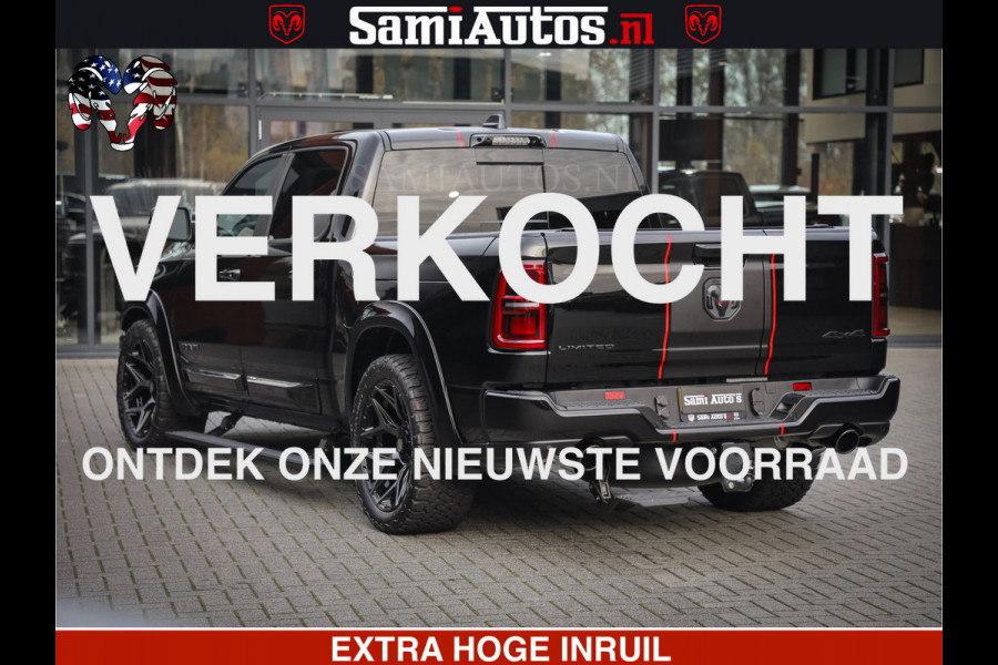 Dodge Ram 1500 540 PK Limited High Output 706Nm | Massage + Full Option | De Meest Luxe en Volle Pick-Up in zijn Klasse | Comfortabele Dubbele Cabine met Royale 5 Zitplaatsen | HULK PACK MEERPRIJS |  Voorraad Nr 2333 - 5129