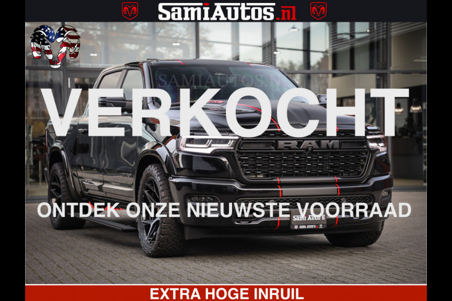 Dodge Ram 1500 540 PK Limited High Output 706Nm | Massage + Full Option | De Meest Luxe en Volle Pick-Up in zijn Klasse | Comfortabele Dubbele Cabine met Royale 5 Zitplaatsen | HULK PACK MEERPRIJS |  Voorraad Nr 2333 - 5129