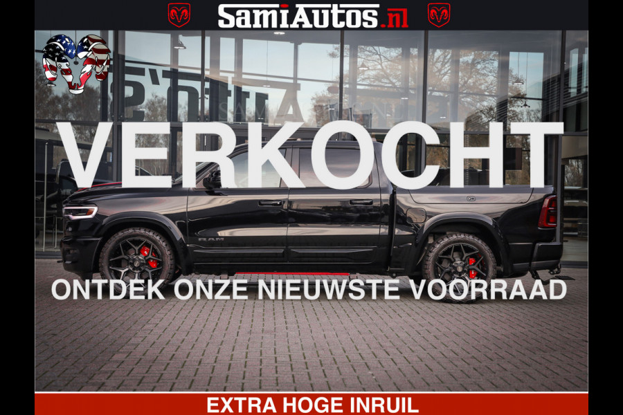 Dodge Ram 1500 540 PK Limited High Output 706Nm | Massage + Full Option | De Meest Luxe en Volle Pick-Up in zijn Klasse | Comfortabele Dubbele Cabine met Royale 5 Zitplaatsen | HULK PACK MEERPRIJS |  Voorraad Nr 2333 - 5129