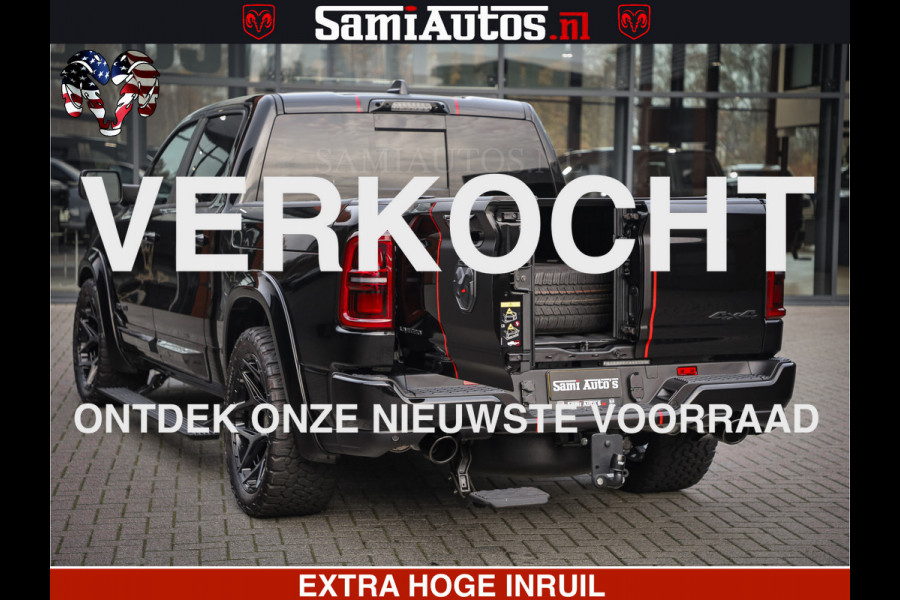 Dodge Ram 1500 540 PK Limited High Output 706Nm | Massage + Full Option | De Meest Luxe en Volle Pick-Up in zijn Klasse | Comfortabele Dubbele Cabine met Royale 5 Zitplaatsen | HULK PACK MEERPRIJS |  Voorraad Nr 2333 - 5129