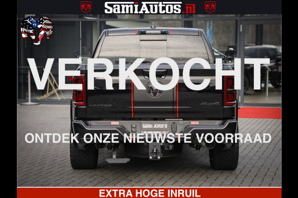 Dodge Ram 1500 540 PK Limited High Output 706Nm | Massage + Full Option | De Meest Luxe en Volle Pick-Up in zijn Klasse | Comfortabele Dubbele Cabine met Royale 5 Zitplaatsen | HULK PACK MEERPRIJS |  Voorraad Nr 2333 - 5129