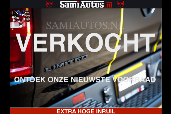 Dodge Ram 1500 Limited Night High Output 540HP 706Nm | Massage + Full Option | De Meest Luxe en Volle Pick-Up in zijn Klasse | Comfortabele Dubbele Cabine met Royale 5 Zitplaatsen | BPM vrij | Nu Leverbaar uit Voorraad | Voorraad Nr 2327 - 5407