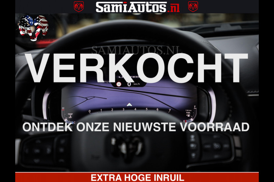 Dodge Ram 1500 Limited Night High Output 540HP 706Nm | Massage + Full Option | De Meest Luxe en Volle Pick-Up in zijn Klasse | Comfortabele Dubbele Cabine met Royale 5 Zitplaatsen | BPM vrij | Nu Leverbaar uit Voorraad | Voorraad Nr 2327 - 5407